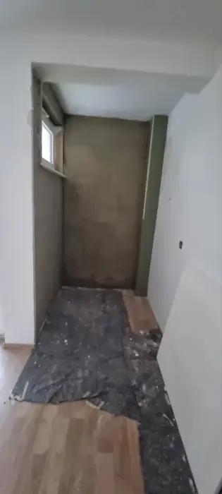 Innenraum während der Sanierung