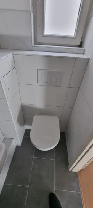 Neues Gäste-WC nach dem Umbau